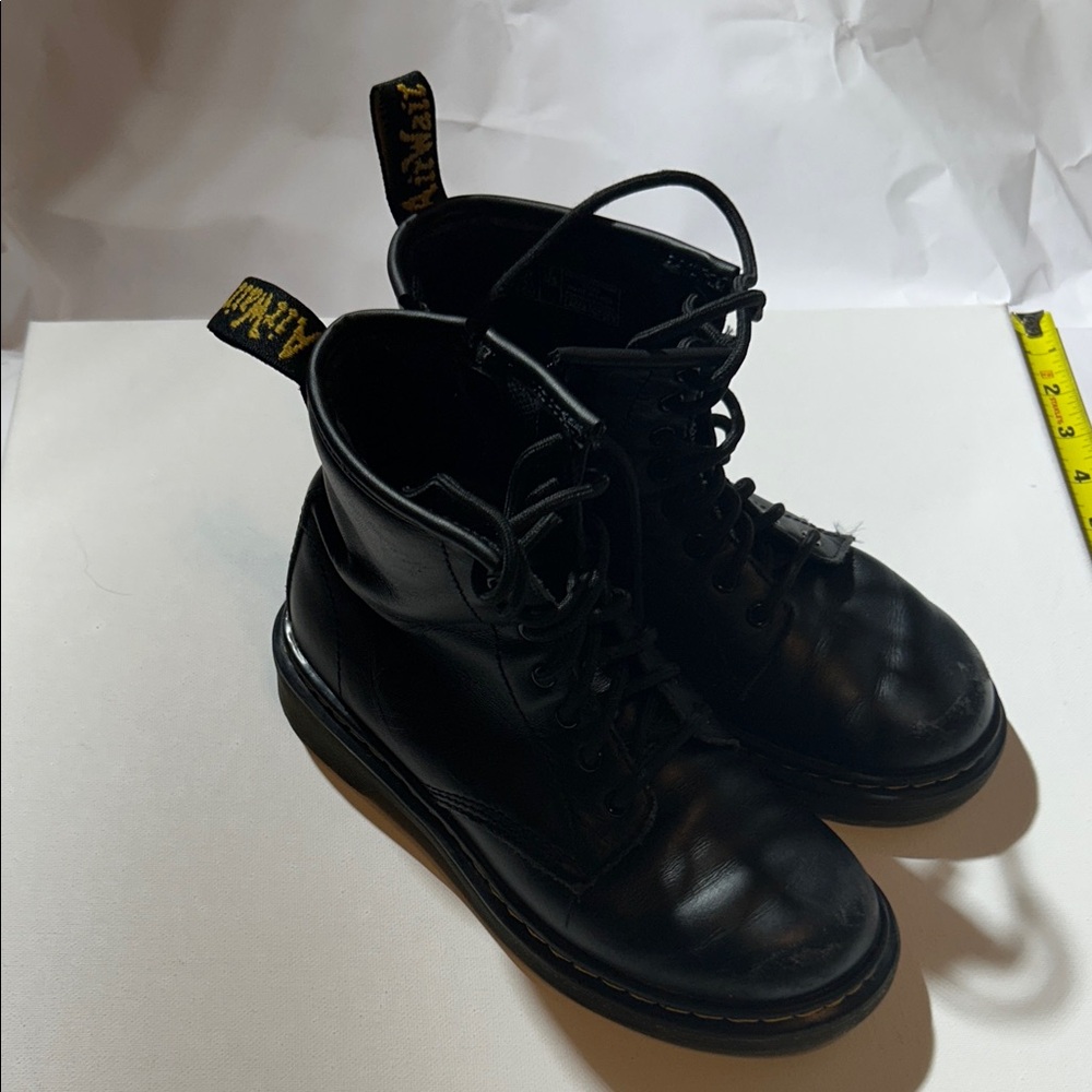 Dr. Martens Classic Leather Boots w/ Ankle Zipper Closure